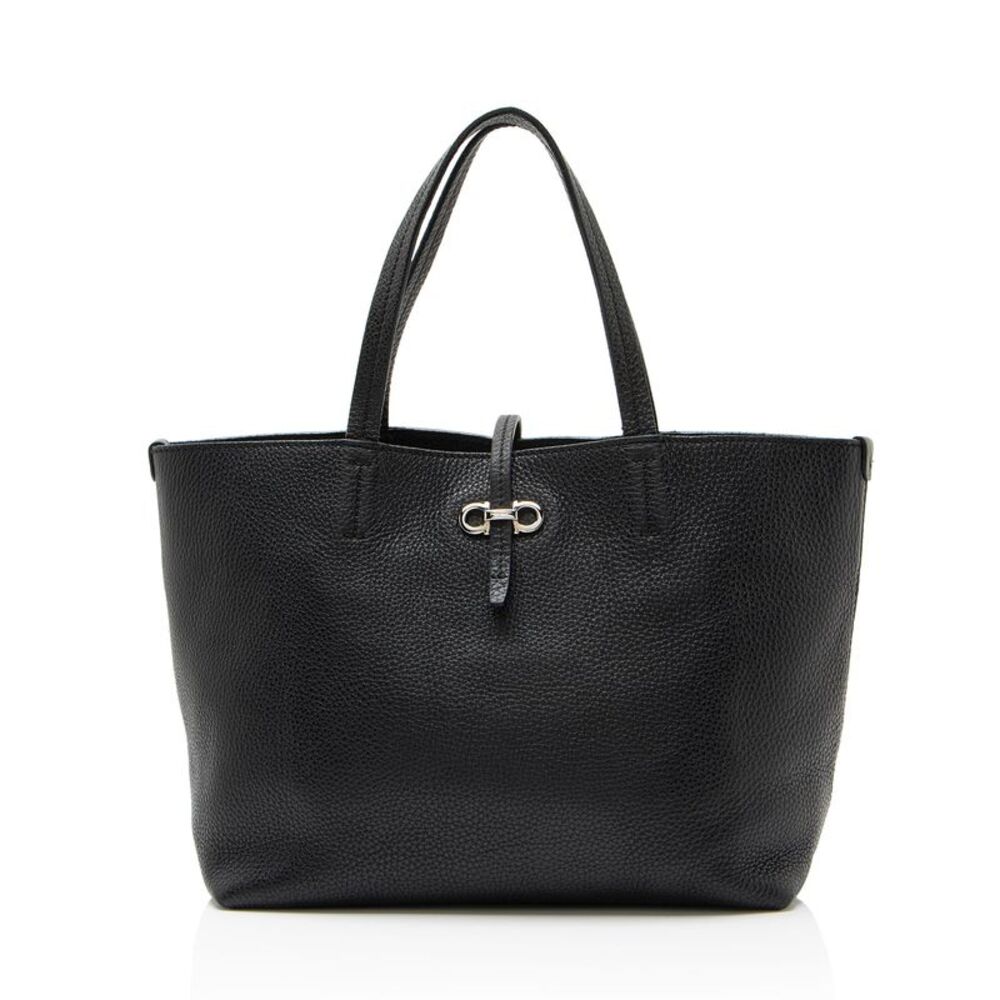 Ferragamo Leather Bice Small Tote